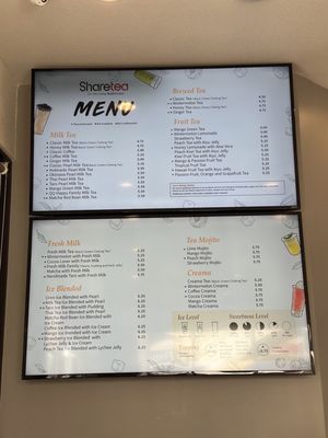Menu photo 5 Sharetea Irvine, CA