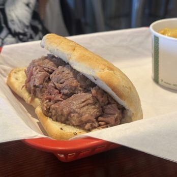 Smokin' Yards BBQ - Chopped Beef Brisket Sandwich  (SLICED BRISKET WILL BE SUBSTITUTED WHEN WE ARE OUT OF CHOPPED BRISKET) - Barbeque Near Me - Denver, Colorado