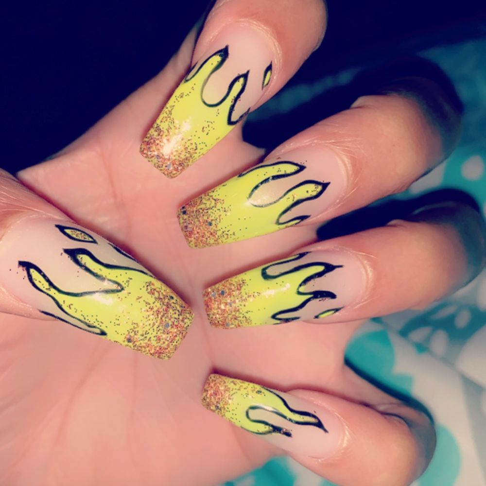 Bella Nail Spa - Neon fire - Waxing Near Me - Huntersville, North Carolina Bella Nail Spa - Neon fire - Waxing Near Me - Huntersville, North Carolina