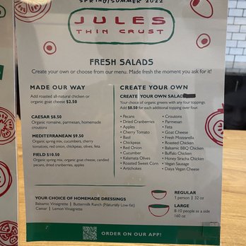 Jules Thin Crust - Pizza Near Me - North Wales, Pennsylvania Jules Thin Crust - Pizza Near Me - North Wales, Pennsylvania