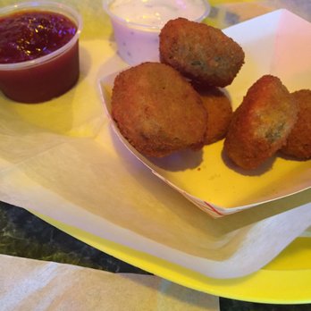 Tony Packo's - 1/2 order fried pickles. Spicy ketchup and ranch. - Hot Dogs Near Me - Toledo, Ohio Tony Packo's - 1/2 order fried pickles. Spicy ketchup and ranch. - Hot Dogs Near Me - Toledo, Ohio