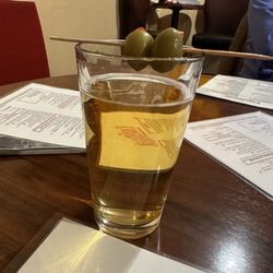 The IowaStater Restaurant - Coors Light and green olives
