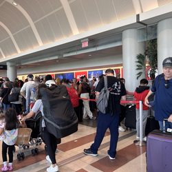 Avis Car Rental - Look at this insane line!