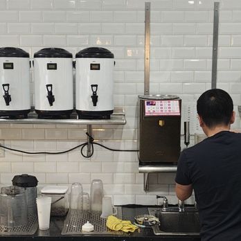 Camie Tea - Partial view of the kitchen preparation area - Bubble Tea Near Me - San Diego, California Camie Tea - Partial view of the kitchen preparation area - Bubble Tea Near Me - San Diego, California