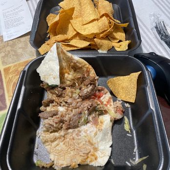Tijuana Flats - Stale chips and burrito megajuana disappointment - Tex-Mex Near Me - Champions Gate, Florida