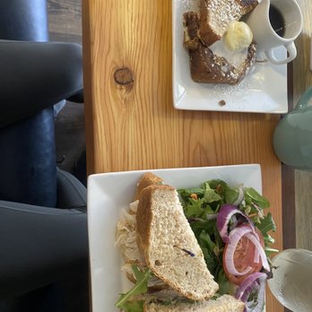 Red Rooster Cafe - French toast made with house made bread. And turkey sandwich. 10/10 - American Near Me - Enterprise, Oregon Red Rooster Cafe - French toast made with house made bread. And turkey sandwich. 10/10 - American Near Me - Enterprise, Oregon