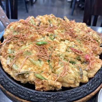 California Tofu Grill - 40. Seafood Pancake - Korean Near Me - Fullerton, California