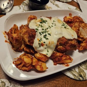 Via Italian Table - Chicken Parmesan - tortellini was really dry - Italian Near Me - Worcester, Massachusetts