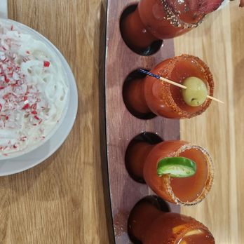 Broken Yolk Cafe - Bloody Mary Flights. - Breakfast & Brunch Near Me - La Verne, California