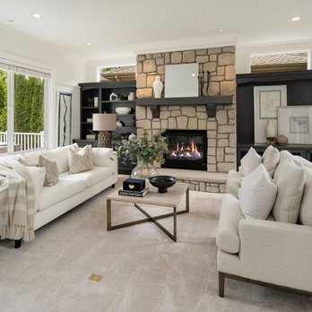 Britt Wibmer - Cozy family room with abundant light, fireplace and built-ins. - Real Estate Agents Near Me - Kirkland, Washington
