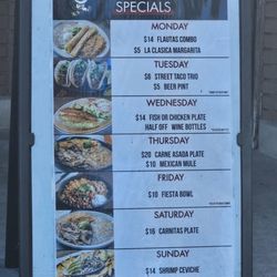 Daily Specials