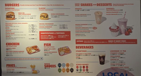 Menu photo 1 Burgerville Portland, OR Menu photo 1 Burgerville Portland, OR