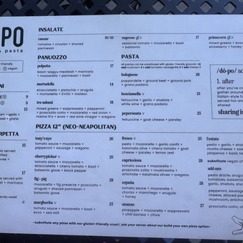 Dopo Pizza & Pasta - Menu - Italian Near Me - Truckee, California Dopo Pizza & Pasta - Menu - Italian Near Me - Truckee, California