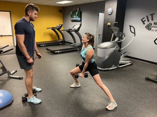 PERSONAL TRAINING - Fit Pro MKE is very proud to offer both In-person and Online Personal Training. With these times that we are living in, we know that In-Person Training is not always the best option. However, we also know that right now it is so important to be your best physically and mentally, and that is why a fitness program is vital to everyone’s life right now. In-Person or Online, we have the best trainers in the city getting you in the best shape of your life.
PERSONAL TRAINING AT FIT PRO MKE GYM
Our trainers have helped hundreds of individuals lose weight and improve their performance in every aspect of life. In our safe and sanitary private gym, they will coach you to achieve things you never thought possible! We also have small group and partner training options available.
ONLINE PERSONAL TRAINING
For many people, the gym setting is not the ideal place to work out right now, but that does not mean that you still can’t get in the best shape of your life! With this challenging time that we are currently in, we are proud to offer the same excellent training programs in a virtual online platform. Via Zoom, we will still guide you through the best workouts possible using the equipment and space you have available. Try out a FREE WEEK OF ONLINE TRAINING and you will agree! PERSONAL TRAINING - Fit Pro MKE is very proud to offer both In-person and Online Personal Training. With these times that we are living in, we know that In-Person Training is not always the best option. However, we also know that right now it is so important to be your best physically and mentally, and that is why a fitness program is vital to everyone’s life right now. In-Person or Online, we have the best trainers in the city getting you in the best shape of your life.
PERSONAL TRAINING AT FIT PRO MKE GYM
Our trainers have helped hundreds of individuals lose weight and improve their performance in every aspect of life. In our safe and sanitary private gym, they will coach you to achieve things you never thought possible! We also have small group and partner training options available.
ONLINE PERSONAL TRAINING
For many people, the gym setting is not the ideal place to work out right now, but that does not mean that you still can’t get in the best shape of your life! With this challenging time that we are currently in, we are proud to offer the same excellent training programs in a virtual online platform. Via Zoom, we will still guide you through the best workouts possible using the equipment and space you have available. Try out a FREE WEEK OF ONLINE TRAINING and you will agree!