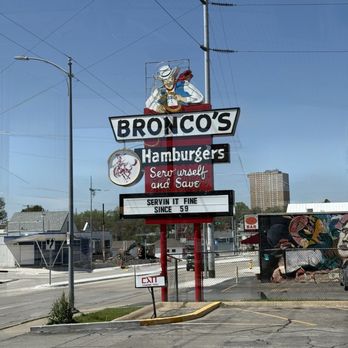 Bronco's Self-Service Drive In - Burgers Near Me - Omaha, Nebraska