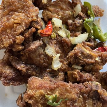 Tea Cup Cafe - Fried pork chop with spicy salt - Dim Sum Near Me - Sacramento, California Tea Cup Cafe - Fried pork chop with spicy salt - Dim Sum Near Me - Sacramento, California