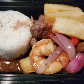 Costa Contemporary Kitchen - lomo with shrimp - Peruvian Near Me - Costa Mesa, California Costa Contemporary Kitchen - lomo with shrimp - Peruvian Near Me - Costa Mesa, California
