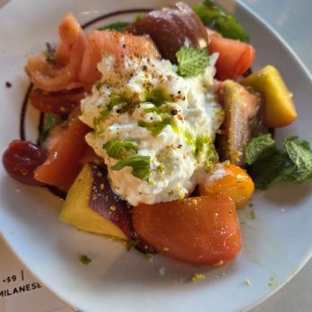The Sicilian Butcher - Burrata and heirloom tomato appetizer HH - American Near Me - Phoenix, Arizona The Sicilian Butcher - Burrata and heirloom tomato appetizer HH - American Near Me - Phoenix, Arizona