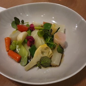 Knife Pleat - Seasonal vegetables - French Near Me - Costa Mesa, California Knife Pleat - Seasonal vegetables - French Near Me - Costa Mesa, California