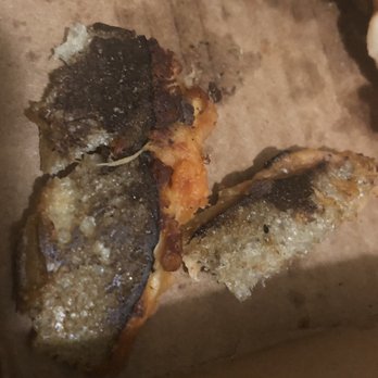 BJ's Restaurant & Brewhouse - Pieces I didn't allow my son to eat from his pizza. I know it's a pan pizza but it's usually not this gray. - Pizza Near Me - La Mesa, California BJ's Restaurant & Brewhouse - Pieces I didn't allow my son to eat from his pizza. I know it's a pan pizza but it's usually not this gray. - Pizza Near Me - La Mesa, California
