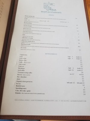 Menu photo 6 Alésia Restaurant Saint Petersburg, FL Menu photo 6 Alésia Restaurant Saint Petersburg, FL