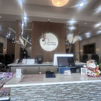 Demure Nail Lounge - Check in here once you enter and payment station as you leave the premise - Nail Salons Near Me - McKinney, Texas Demure Nail Lounge - Check in here once you enter and payment station as you leave the premise - Nail Salons Near Me - McKinney, Texas
