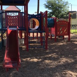 Sunrise Neighborhood Youth Program - Well shaded play scape. With a nice thick layer of pea gravel below. Lots of room to run.