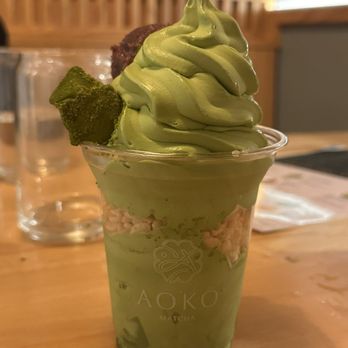 Aoko Matcha - Chinatown - Aoko Special Matcha Parfait - Ice Cream & Frozen Yogurt Near Me - New York, New York