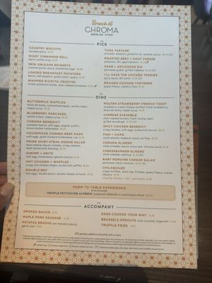 Menu photo 3 Chroma Modern Bar + Kitchen Orlando, FL