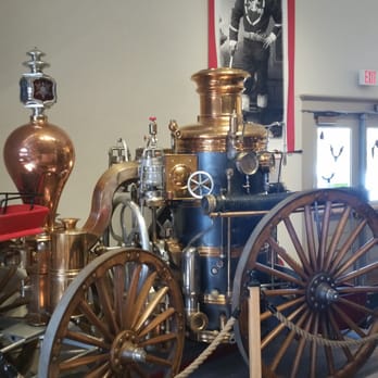 Fire Museum in City Hall - Old Fire Engine - Landmarks & Historical Buildings Near Me - Dalles, Oregon Fire Museum in City Hall - Old Fire Engine - Landmarks & Historical Buildings Near Me - Dalles, Oregon