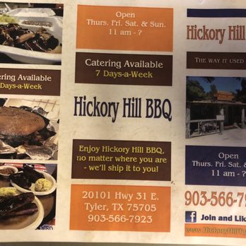 Hickory Hill Barbeque - Barbeque Near Me - Tyler, Texas Hickory Hill Barbeque - Barbeque Near Me - Tyler, Texas