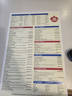Menu photo 1 Depot Family Restaurant Sandusky, OH Menu photo 1 Depot Family Restaurant Sandusky, OH