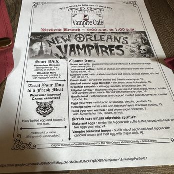 Vampire Cafe - Cafes Near Me - New Orleans, Louisiana