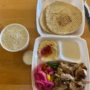Zankou Chicken - Chicken tarna plate w/ a small side of rice... so good! - Mediterranean Near Me - Montebello, California Zankou Chicken - Chicken tarna plate w/ a small side of rice... so good! - Mediterranean Near Me - Montebello, California