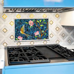 Escobar Ceramic Installation - Custom tile backsplash: heat-safe, easy to clean, expertly installed by Escobar Ceramic. Free estimate + 2-year labor warranty.