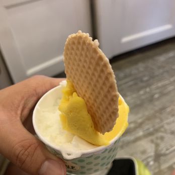 Gelateria del Viale - Lime and mango - Ice Cream & Frozen Yogurt Near Me - Roma, RM