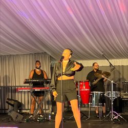 The Aga Khan Museum - Super intimate tent venue featuring Zaki Ibrahim.