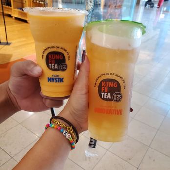Kung Fu Tea - Caribbean Breeze Slush and Grapefruit Green Tea - Bubble Tea Near Me - Portland, Oregon Kung Fu Tea - Caribbean Breeze Slush and Grapefruit Green Tea - Bubble Tea Near Me - Portland, Oregon