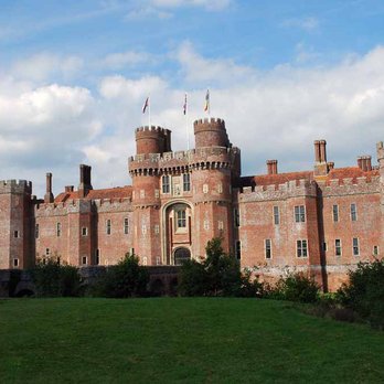 Herstmonceux Castle - Herstmonceux Castle - front, side angle - Landmarks & Historical Buildings Near Me