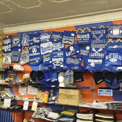 Nazareth Army & Navy Store - Behind the counter
