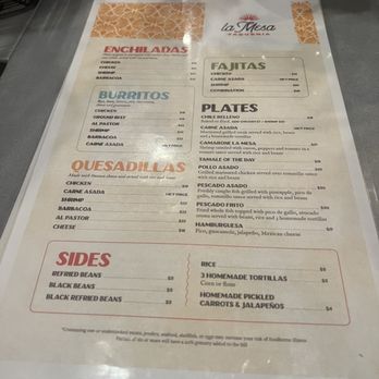 La Mesa Taqueria - Food Menu - Mexican Near Me - Marco Island, Florida La Mesa Taqueria - Food Menu - Mexican Near Me - Marco Island, Florida