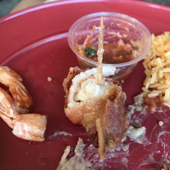 Las Casuelas - Lucky and astonished the bacon wrapped shrimp is my favorite dish but today hit a lil different - Mexican Near Me - Modesto, California Las Casuelas - Lucky and astonished the bacon wrapped shrimp is my favorite dish but today hit a lil different - Mexican Near Me - Modesto, California
