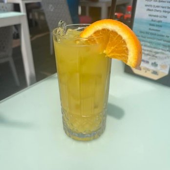 Bungalow Restaurant and Beach - Orange juice... love the glasses, they used! - Mediterranean Near Me - Atlantic City, New Jersey Bungalow Restaurant and Beach - Orange juice... love the glasses, they used! - Mediterranean Near Me - Atlantic City, New Jersey