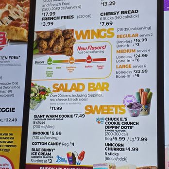 Chuck E. Cheese - Very expensive food - Pizza Near Me - Las Vegas, Nevada