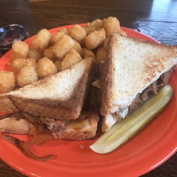 Charlotte’s Cafe - I got the southern grill cheese, apple butter pork barbecue, onion, pepper jack cheese on Texas toast. - Breakfast & Brunch Near Me - Berkeley Springs, West Virginia Charlotte’s Cafe - I got the southern grill cheese, apple butter pork barbecue, onion, pepper jack cheese on Texas toast. - Breakfast & Brunch Near Me - Berkeley Springs, West Virginia