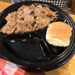 Southern Smoke Bbq - Pulled pork was the only meat that didn't come sauced. It was tasty also. Nothing earth shattering, but enjoyable