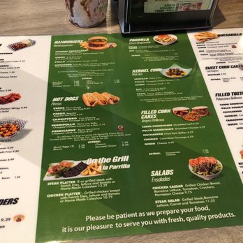 Los Verdes - The Menu - Burgers Near Me - Pembroke Pines, Florida