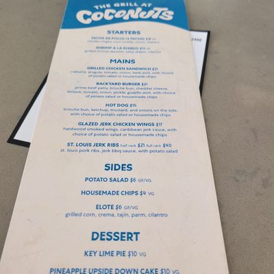 Menu photo 2 Coconuts Bar and Grill Sunny Isles Beach, FL Menu photo 2 Coconuts Bar and Grill Sunny Isles Beach, FL