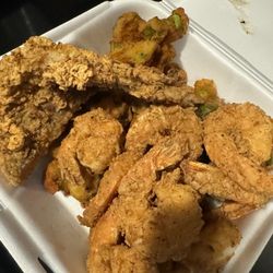 Main Course Food Truck - Fish & shrimp w/ okra