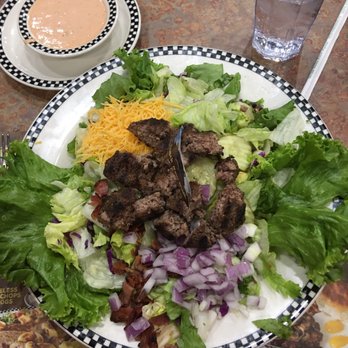 Black Bear Diner Olathe - Bacon Cheeseburger Salad (850 cals.) - Diners Near Me - Olathe, Kansas